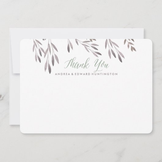 山花の平結婚らなサンキューカード サンキューカード (正面)