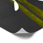 山花の束ブラックアイドスーザンベイビーシャワー ポスター (角)