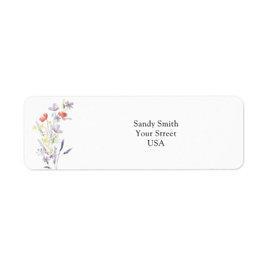 山花の束 ラベル (正面)