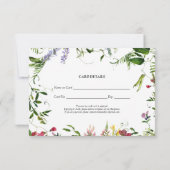 山花エレガントチャリティランチ 出欠カード (裏面)