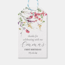 山花メッセージカードモダン、山花好み ギフトタグ