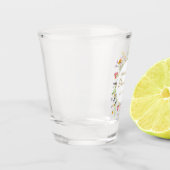 山花夫妻結婚式の引き出物 ショットグラス (左)