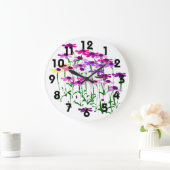 山花時計 ラージ壁時計 (ホーム)