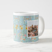 山花最高の奈菜の水彩写真母の日 ジャンボコーヒーマグカップ (正面右)