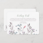 山花結婚の願い エンクロージャーカード (正面/裏面)