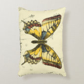 山花飾り蝶 アクセントクッション (正面(垂直))