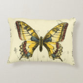 山花飾り蝶 アクセントクッション (裏面)