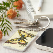 山花飾り蝶 キーホルダー (正面右)