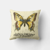 山花飾り蝶 クッション (裏面)