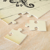 山花飾り蝶 ジグソーパズル (側面)