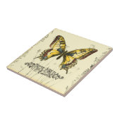 山花飾り蝶 タイル (側面)