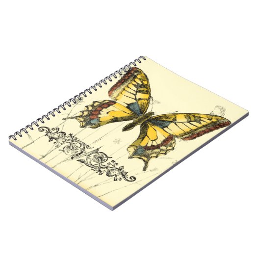 山花飾り蝶 ノートブック (左側)