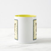 山花飾り蝶 マグカップ (中央)