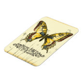 山花飾り蝶 マグネット (左側)