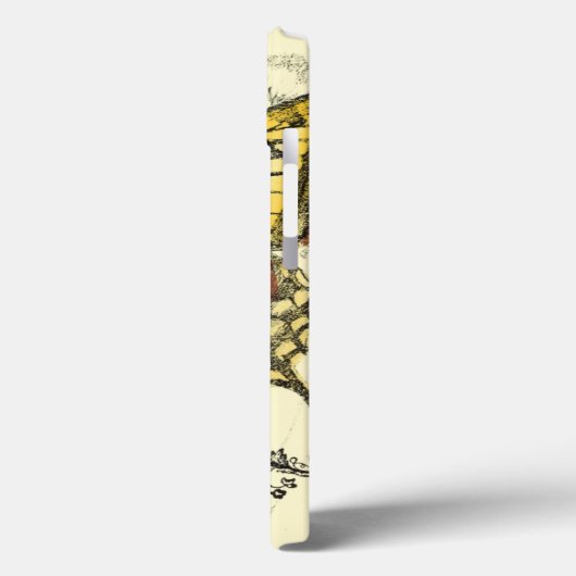 山花飾り蝶 Case-Mate iPhoneケース (裏面 / 左)