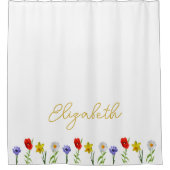 山花 シャワーカーテン (正面)