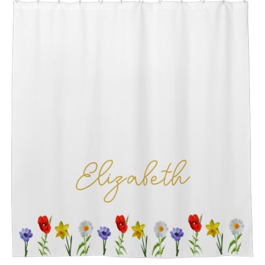山花 シャワーカーテン (正面)
