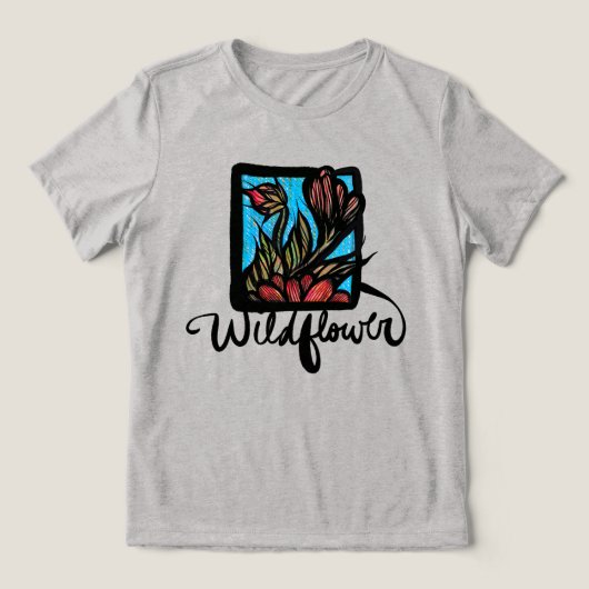 山花 トライブレンドTシャツ (デザイン正面)