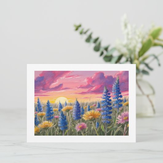 山花 ノートカード (スタンド正面)