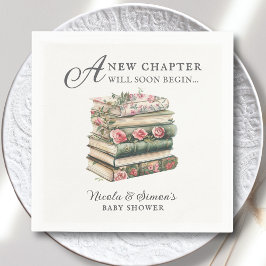 山花 | ブックテーマベビーシャワー スタンダードカクテルナプキン