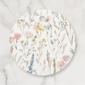 山花 | ブックテーマベビーシャワー フェイバータグ (裏面)