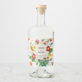 山花 リキュールボトルラベル (正面)