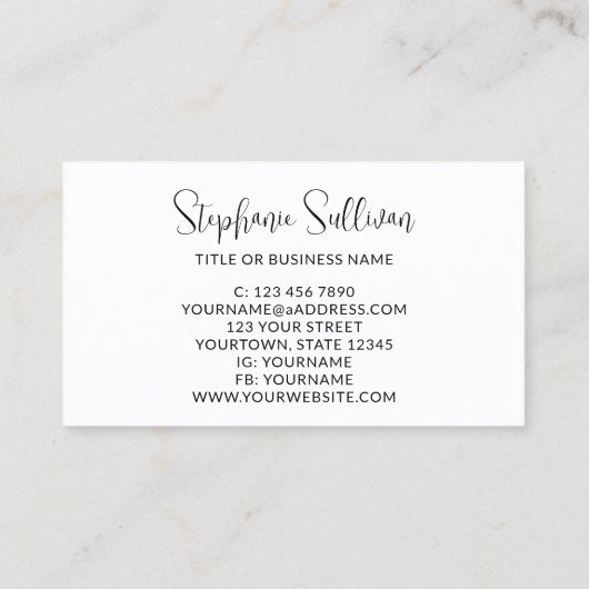 山花 名刺 (裏面)