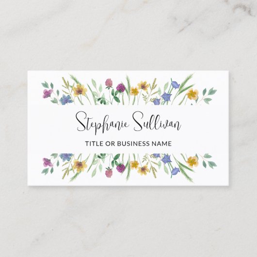 山花 名刺 (正面)