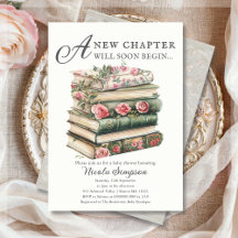 山花 |本テーマベビーシャワー招待状