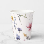 山花 |赤ちゃんシャワー 紙コップ (裏面)