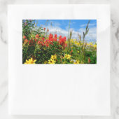 山花 長方形シール (バッグ)