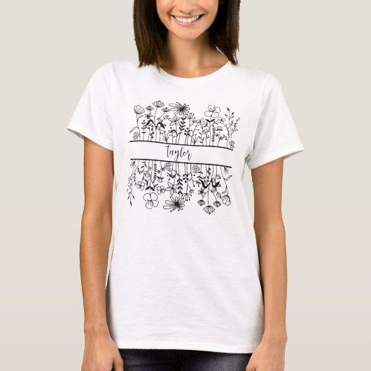 山花 Tシャツ (正面)