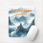 山芸術的絵画のインスパイア引用文青 マウスパッド (マウス)