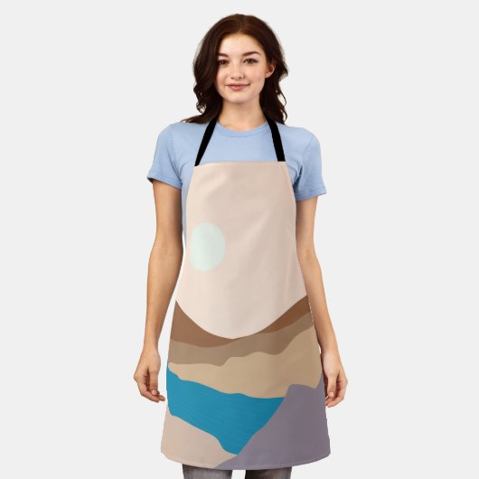 山芸術 エプロン (着用した状態)