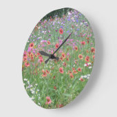 山草時計の庭 ラージ壁時計 (傾斜)