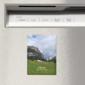 山草氷河の国立公園写真 マグネット (インサイチュ (食洗機))