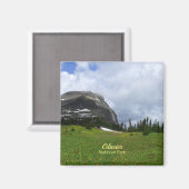 山草氷河の国立公園写真 マグネット (正面/裏面)