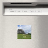 山草氷河の国立公園写真 マグネット (インサイチュ (食洗機))