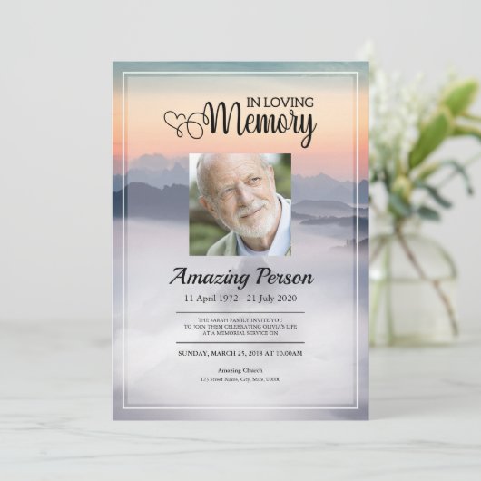 山葬令招待状 招待状 (スタンド正面)