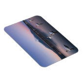 山藤 |ヤマナカ湖と白鳥 マグネット (右側)