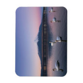 山藤 |ヤマナカ湖と白鳥 マグネット (縦)