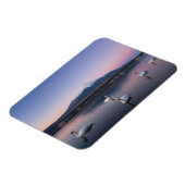 山藤 |ヤマナカ湖と白鳥 マグネット (左側)