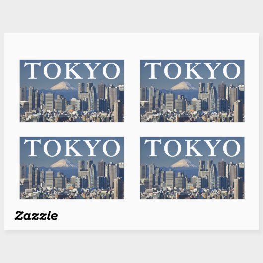 山藤 |新宿地区スカイライン東京 長方形シール (シート)