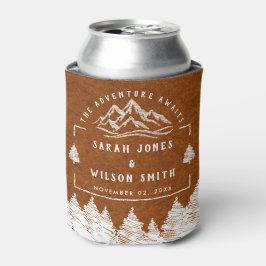 山行シンプル先ミニマル結婚 缶クーラー