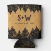 山行シンプル先ミニマル結婚 缶クーラー (裏面)