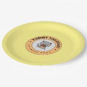 山見たこ焼き:本場日本の通り食品 – B ペーパープレート (アングル)