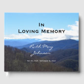 山記念葬祭招待帳 ゲストブック (正面)