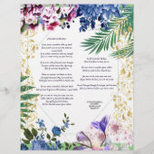 山詩の紙を動かすことができるパーソナライズされた (裏面)