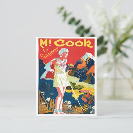 山調理師オーストラリアのヴィンテージ旅行 ポストカード (スタンド正面)