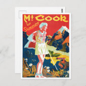 山調理師オーストラリアのヴィンテージ旅行 ポストカード (正面/裏面)